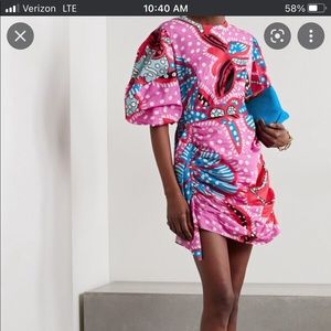 ISO- Rhode Pia Dress size small pink psychedelic flower print